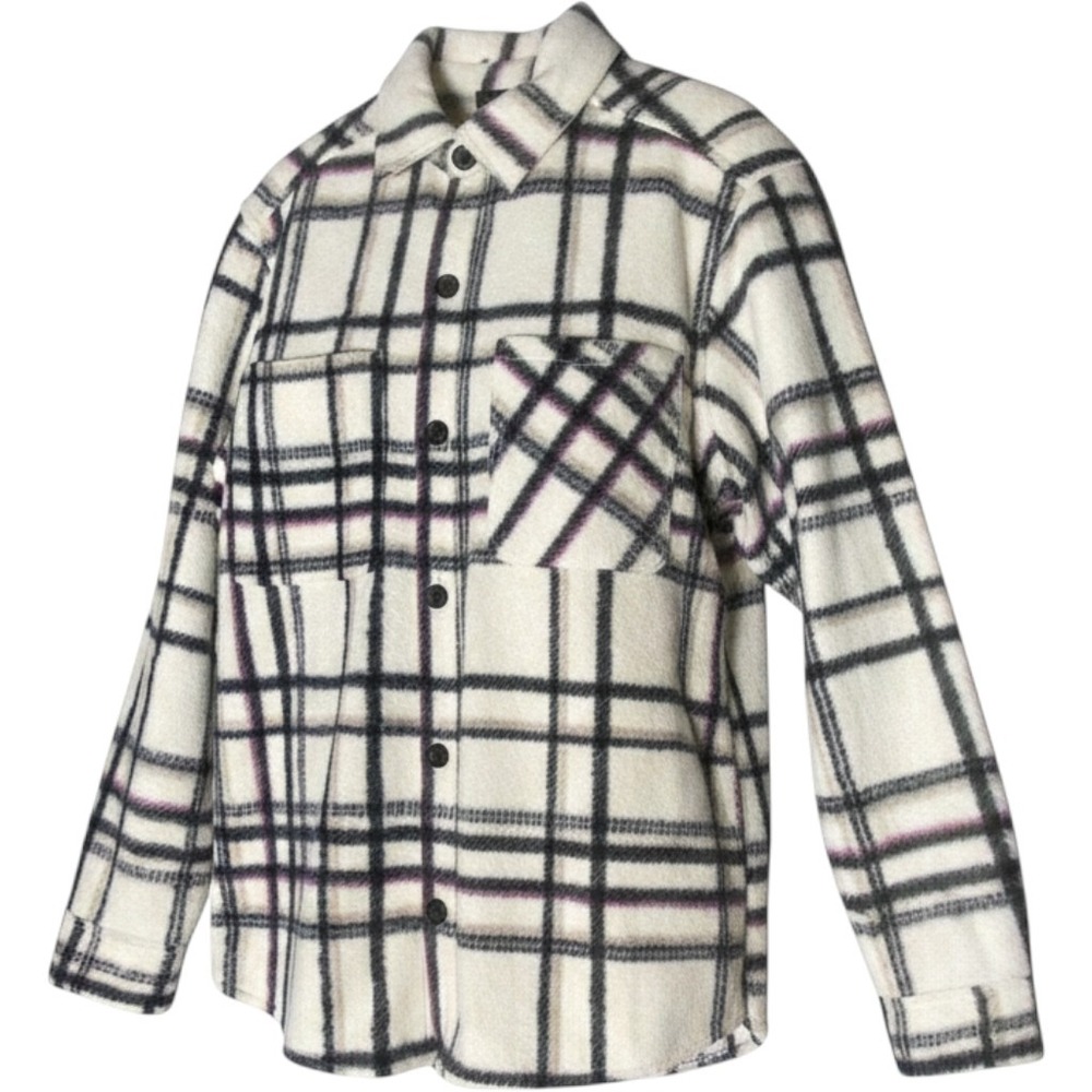 Alpine‎ Design Plaid Flannel Shacket Womens Large Oversized Gorpcore Layering